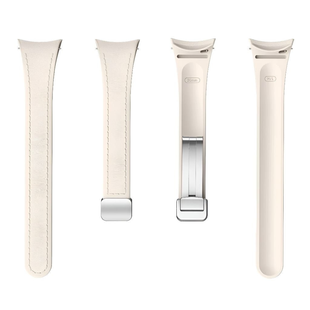 Placide Schlankes Galaxy Armband aus Leder und Silikon