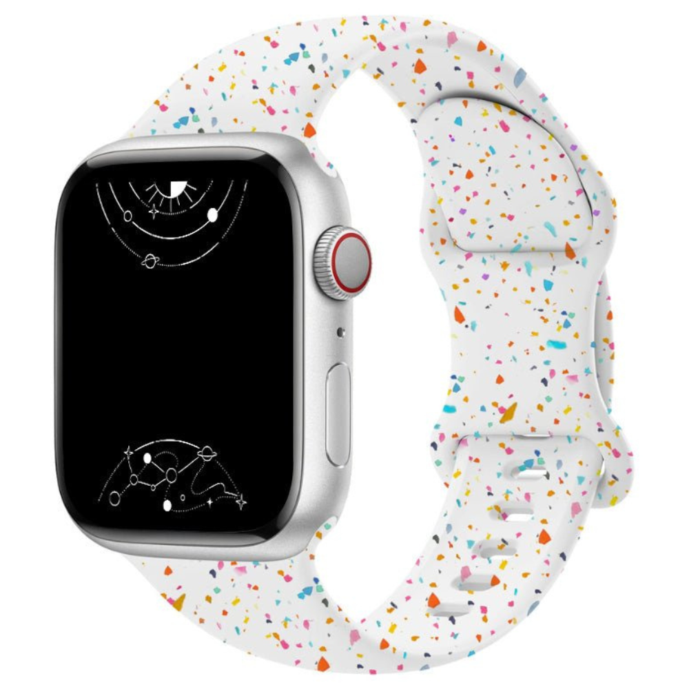 Picea Gedrucktes Sport Armband aus Silikon