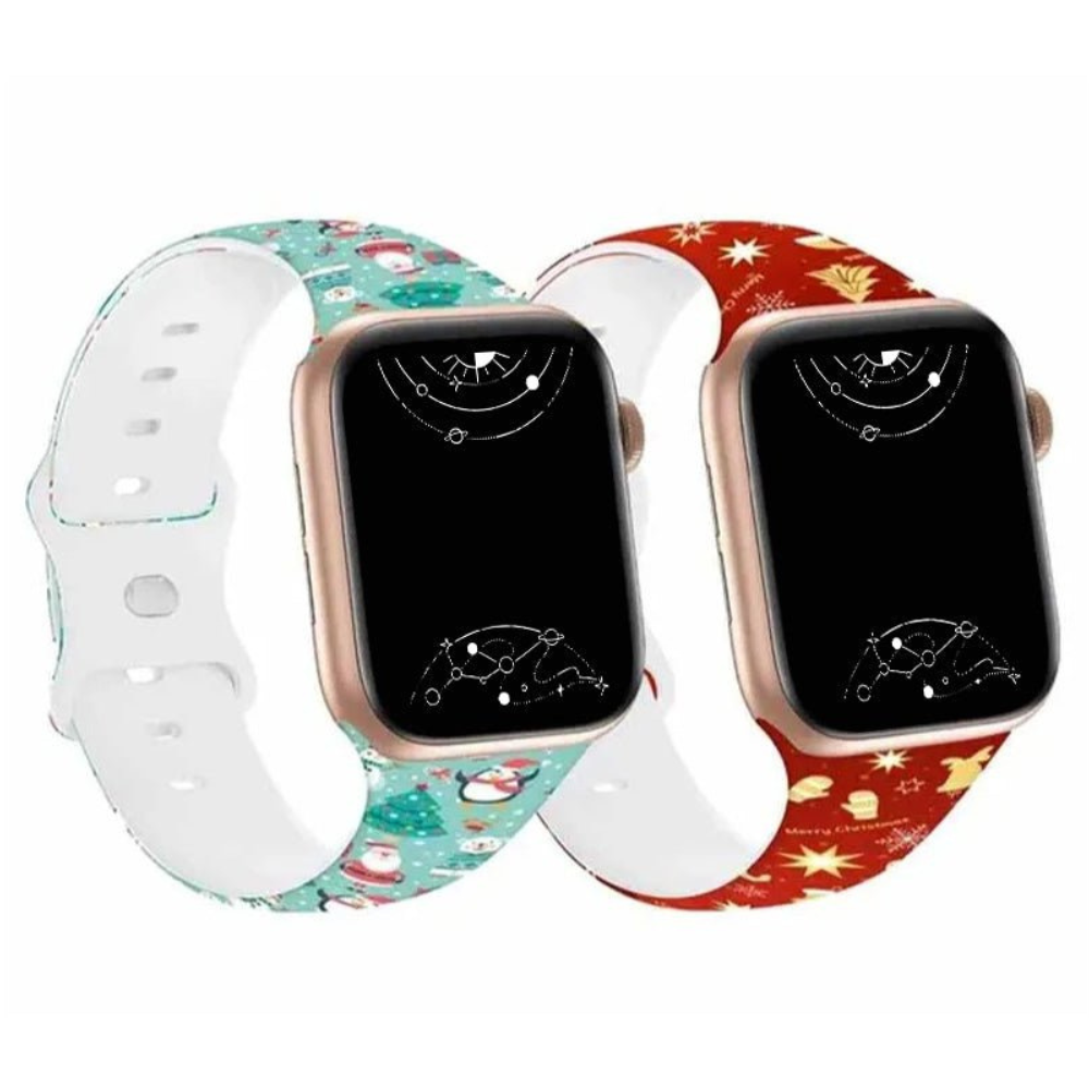 Niveus Festliches Weihnachts Silikon Armband