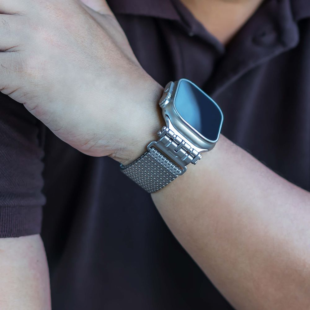 Beatus Magnetisch Milanaise Stahl Armband