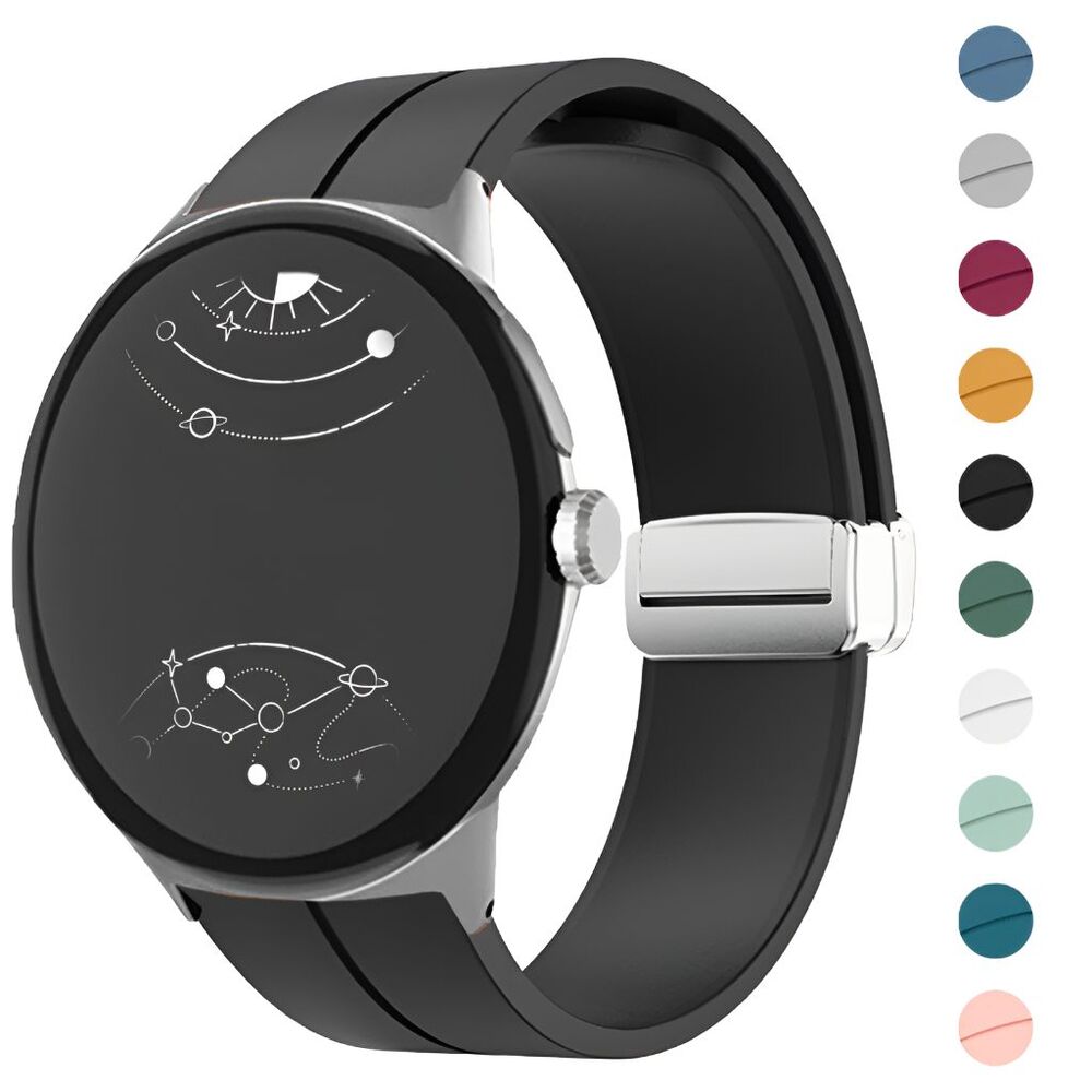 Nemoris Magnetisches Silikon-Sport Armband für Google Pixel Watch