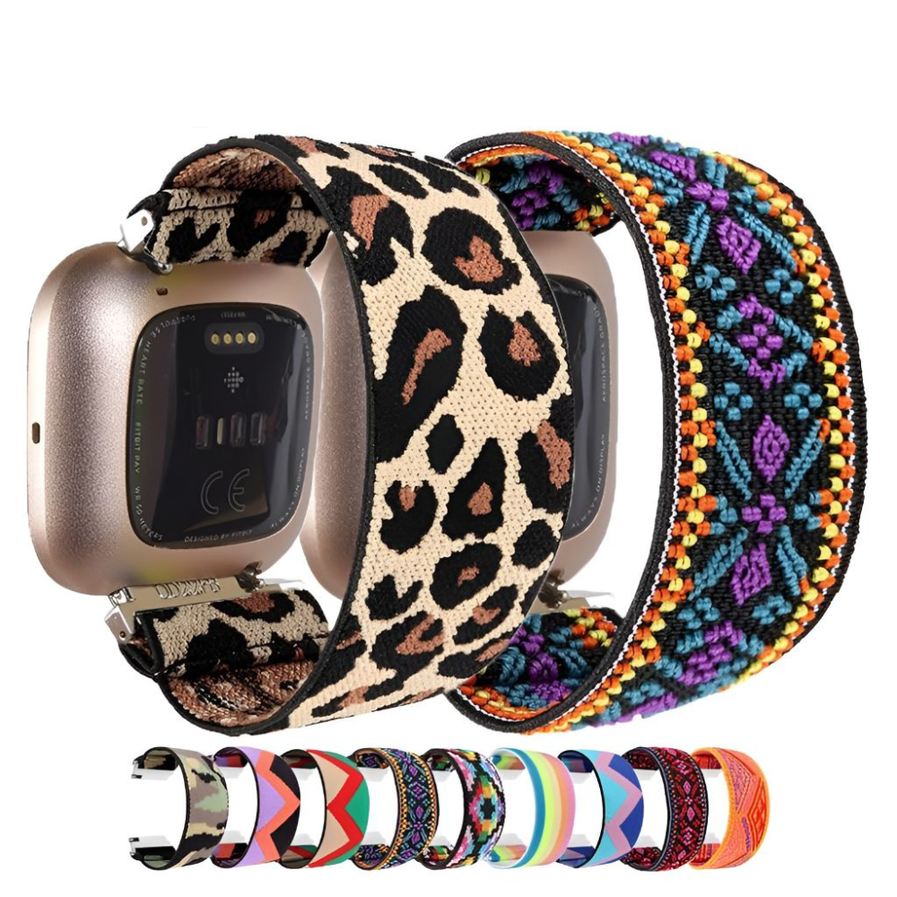Ostium Bohemia Elastische Nylon Fitbit Versa Armband