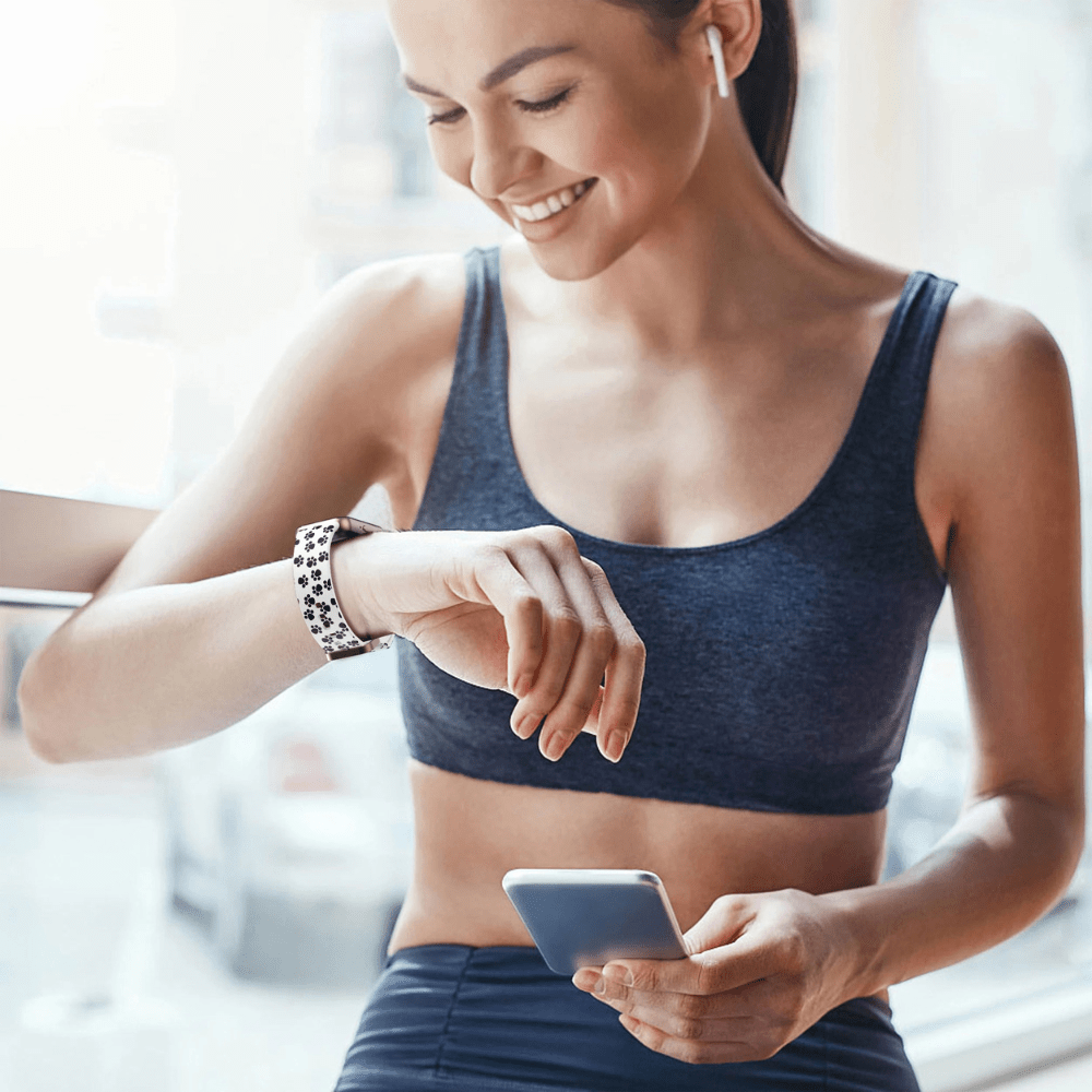 Offero Bedrucktes Silikon Armband Für Galaxy Watch Fit3