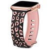 Obvius Silikon Armband mit eingraviertem Leoparden-Muster