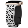 Obvius Silikon Armband mit eingraviertem Leoparden-Muster