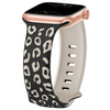 Obvius Silikon Armband mit eingraviertem Leoparden-Muster