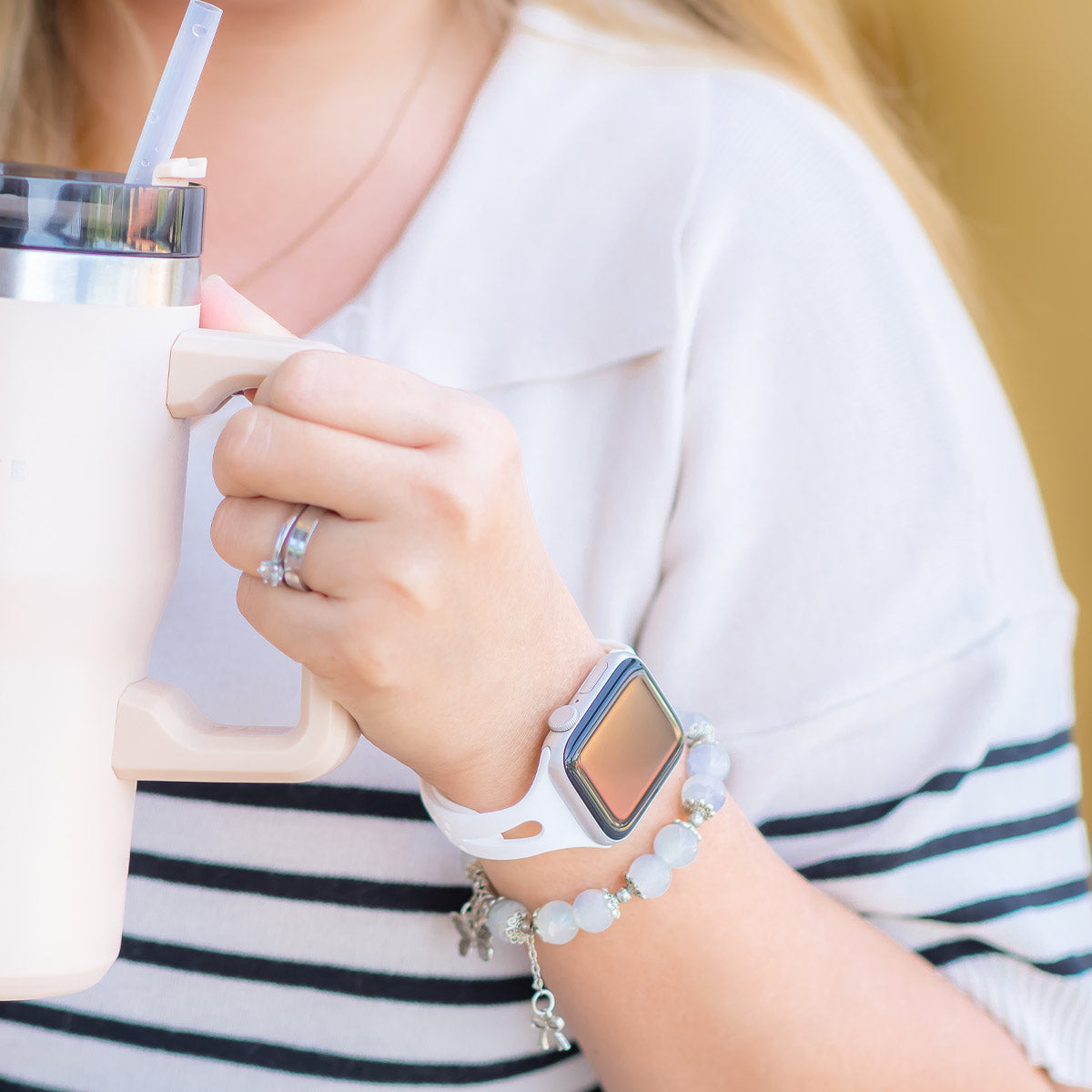 Amare Schlankes Silikon Armband