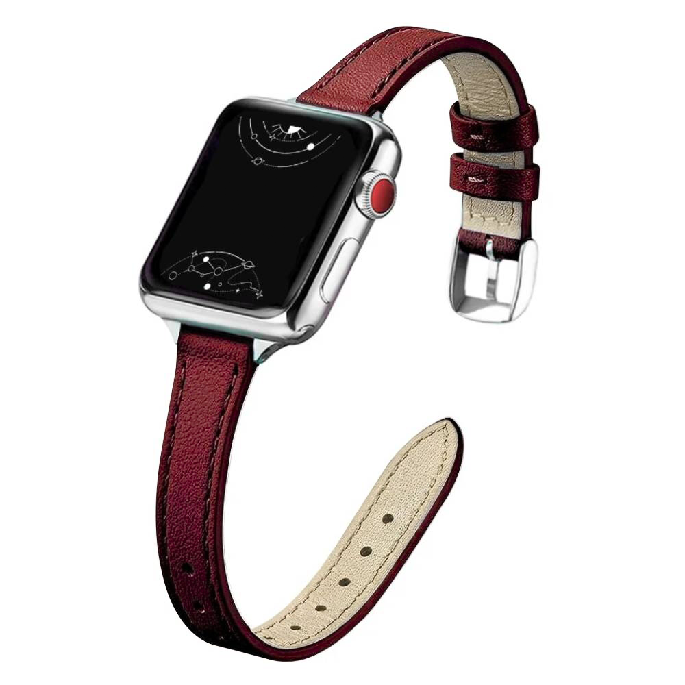 Aurum Schlankes echtes Lederarmband