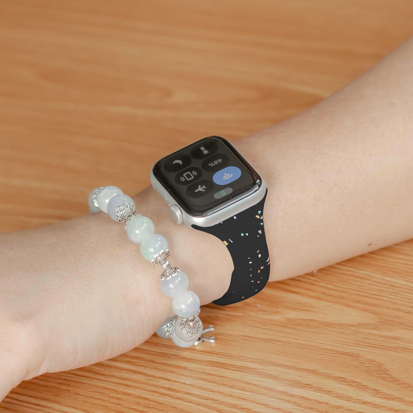 Demitto Slim Bedrucktes Silikon Armband