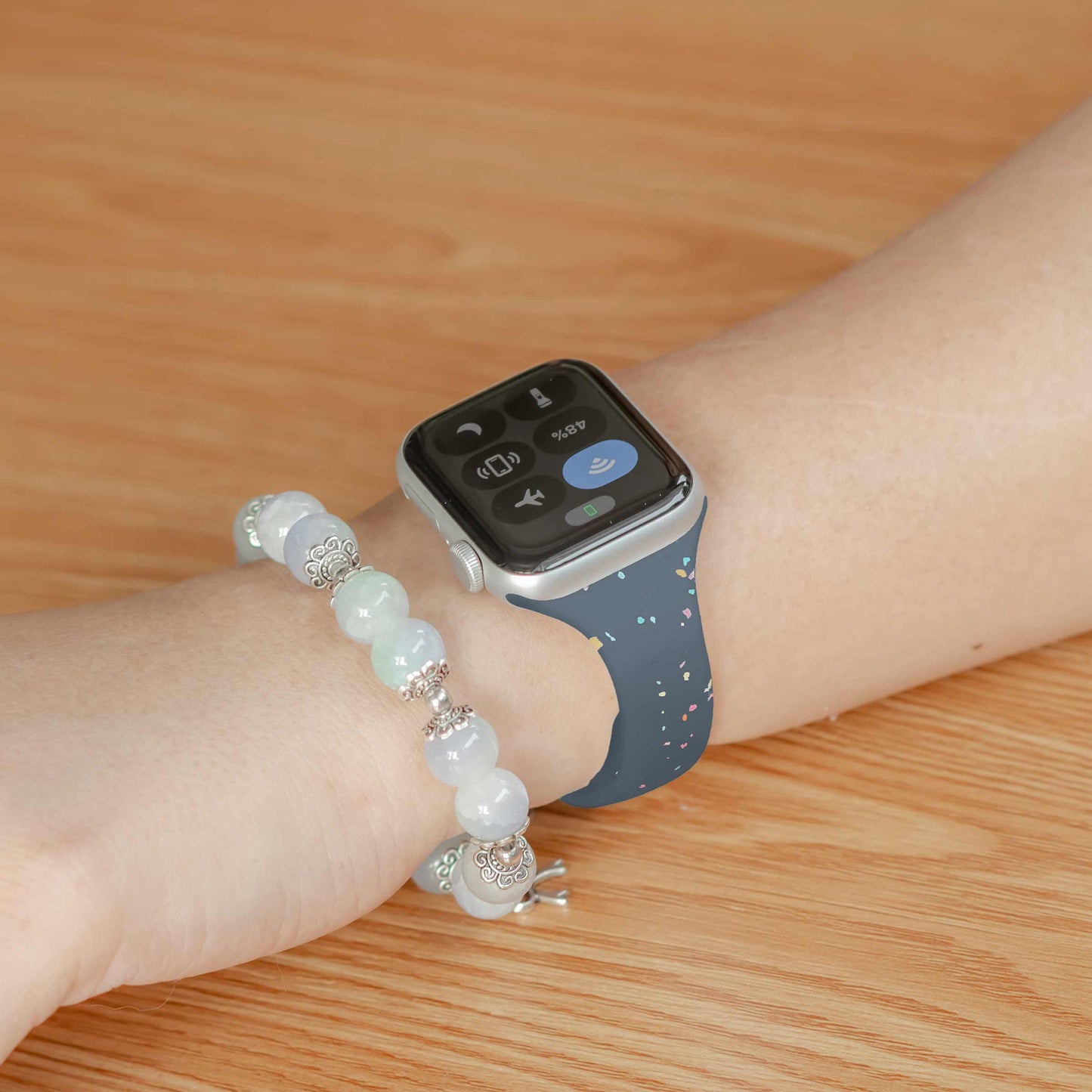 Demitto Slim Bedrucktes Silikon Armband