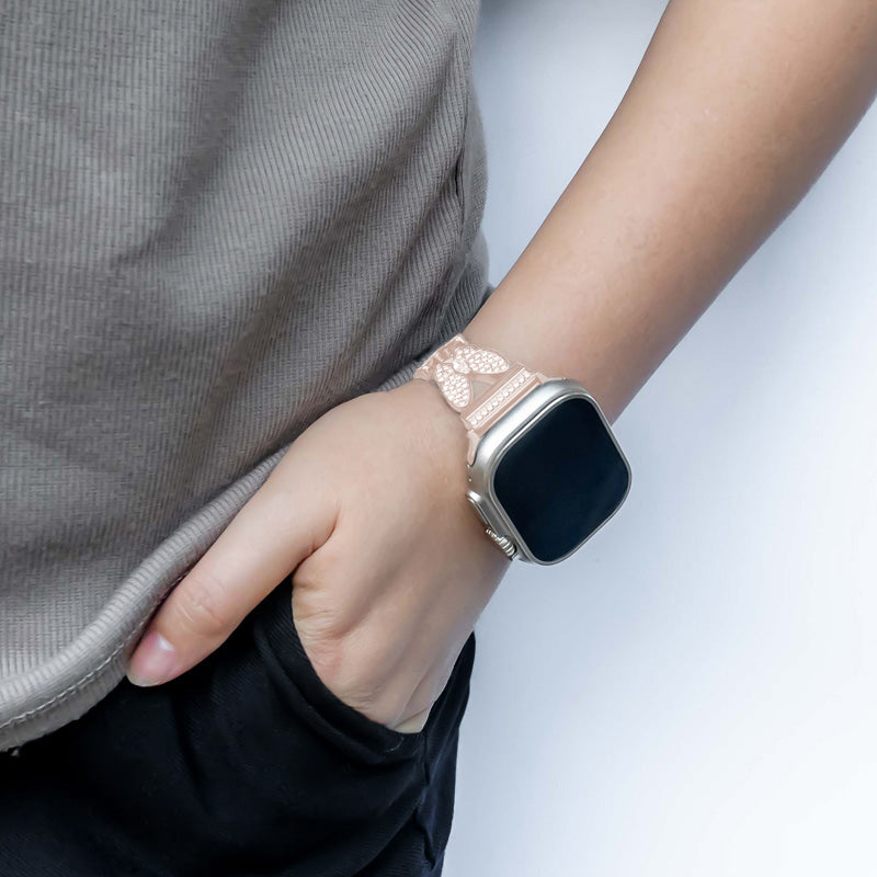 Amabilis Diamant-Schmetterlingsarmband aus Edelstahl