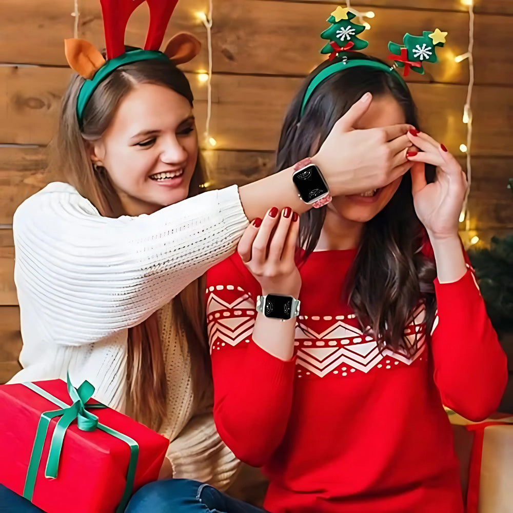 Niveus Festliches Weihnachts Silikon Armband
