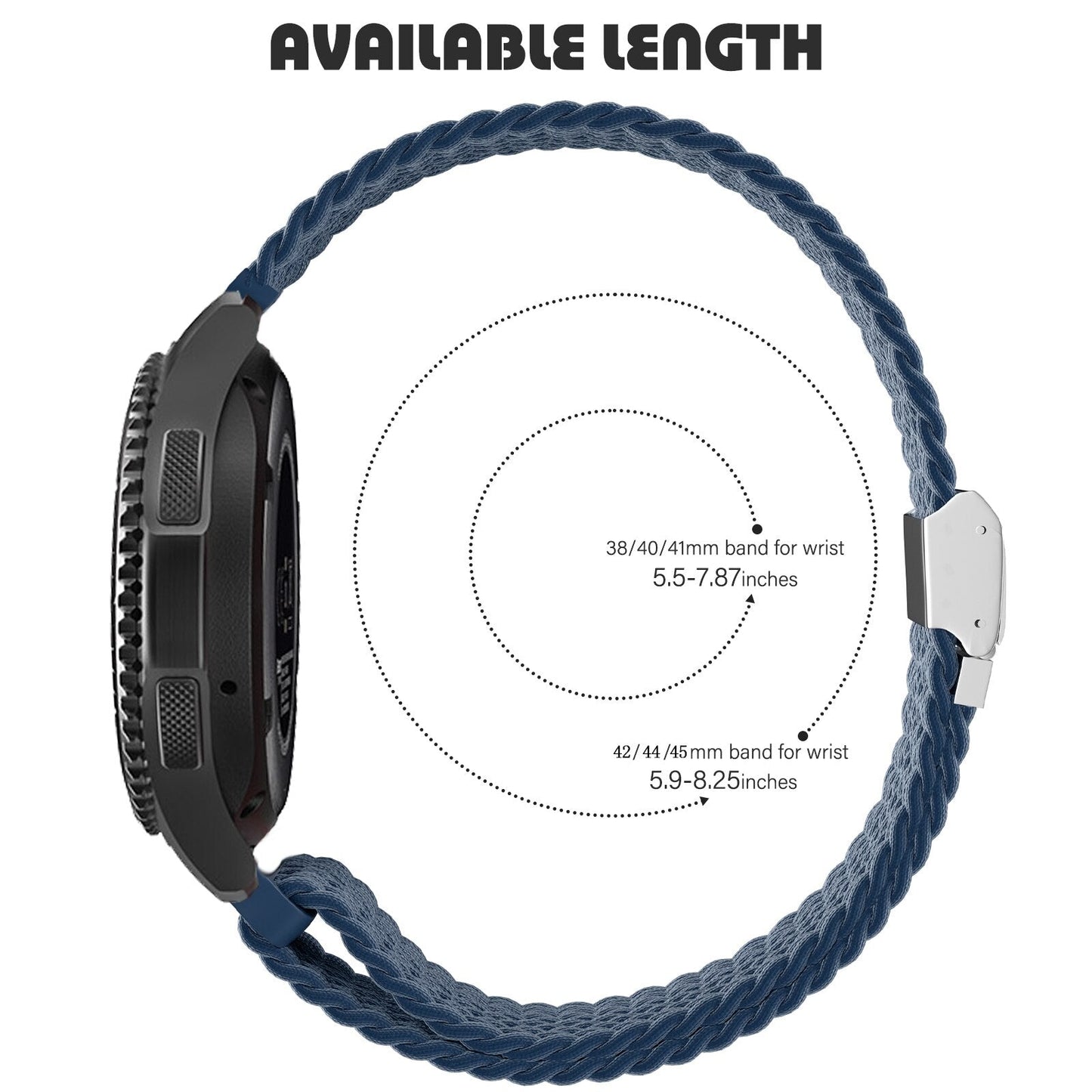 Fons Geflochtenes elastisches Galaxy Watch Armband
