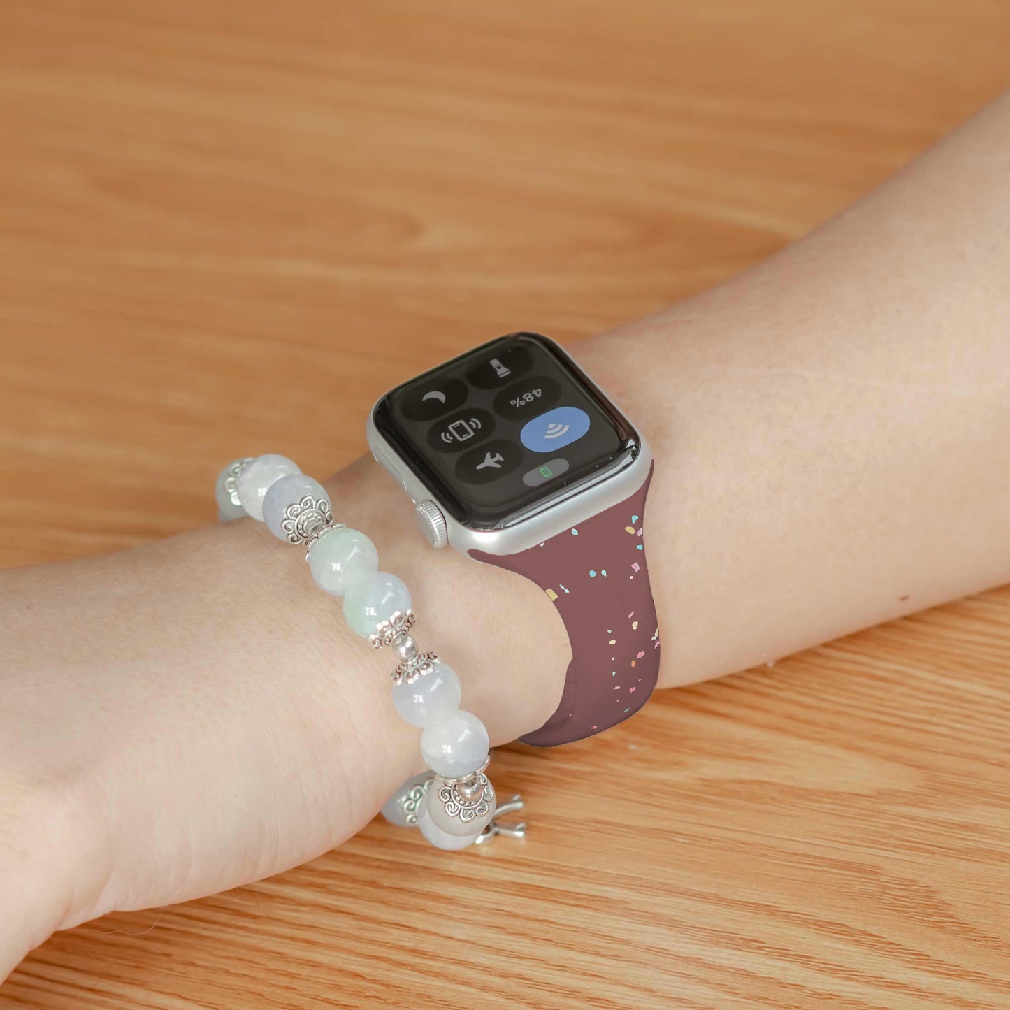 Demitto Slim Bedrucktes Silikon Armband