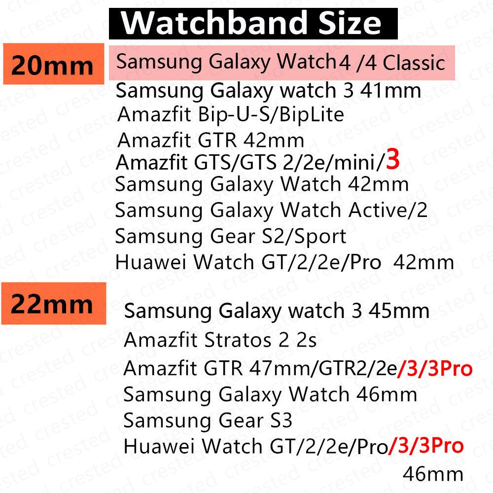 Fons Geflochtenes elastisches Galaxy Watch Armband