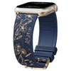 Satura Engraved Flower Silicone Band - Astra Straps