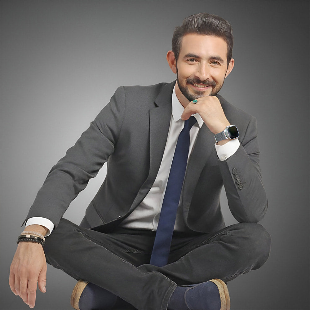 Noceo Magnetisch Milanese Stahl Armband