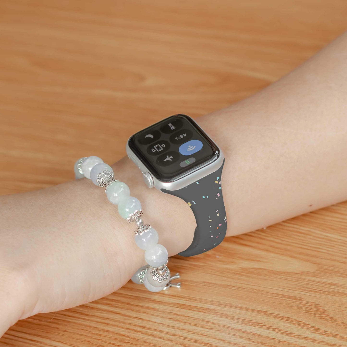 Demitto Slim Bedrucktes Silikon Armband