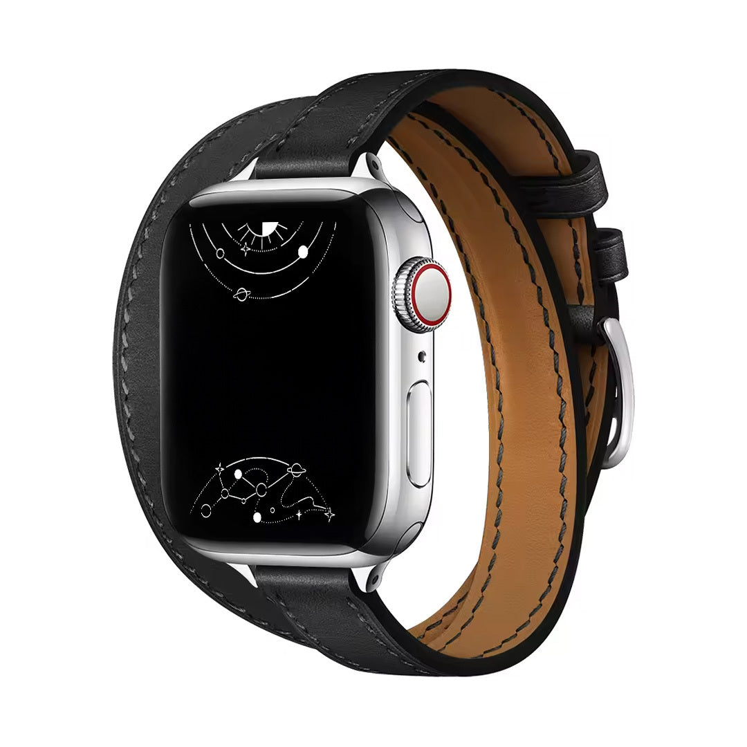 Fulgeo Double Tour Leder Armband