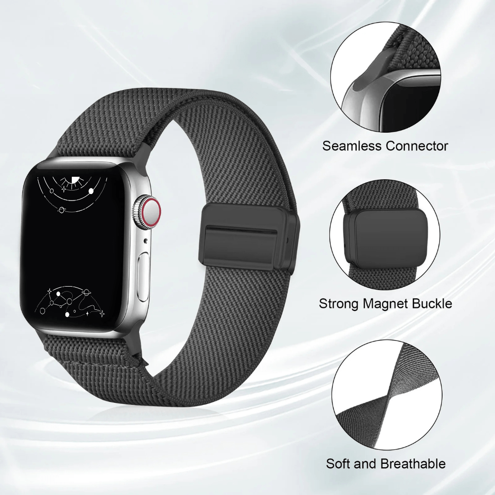 Aevum Geflochtenes Nylon-Schlaufen Armband