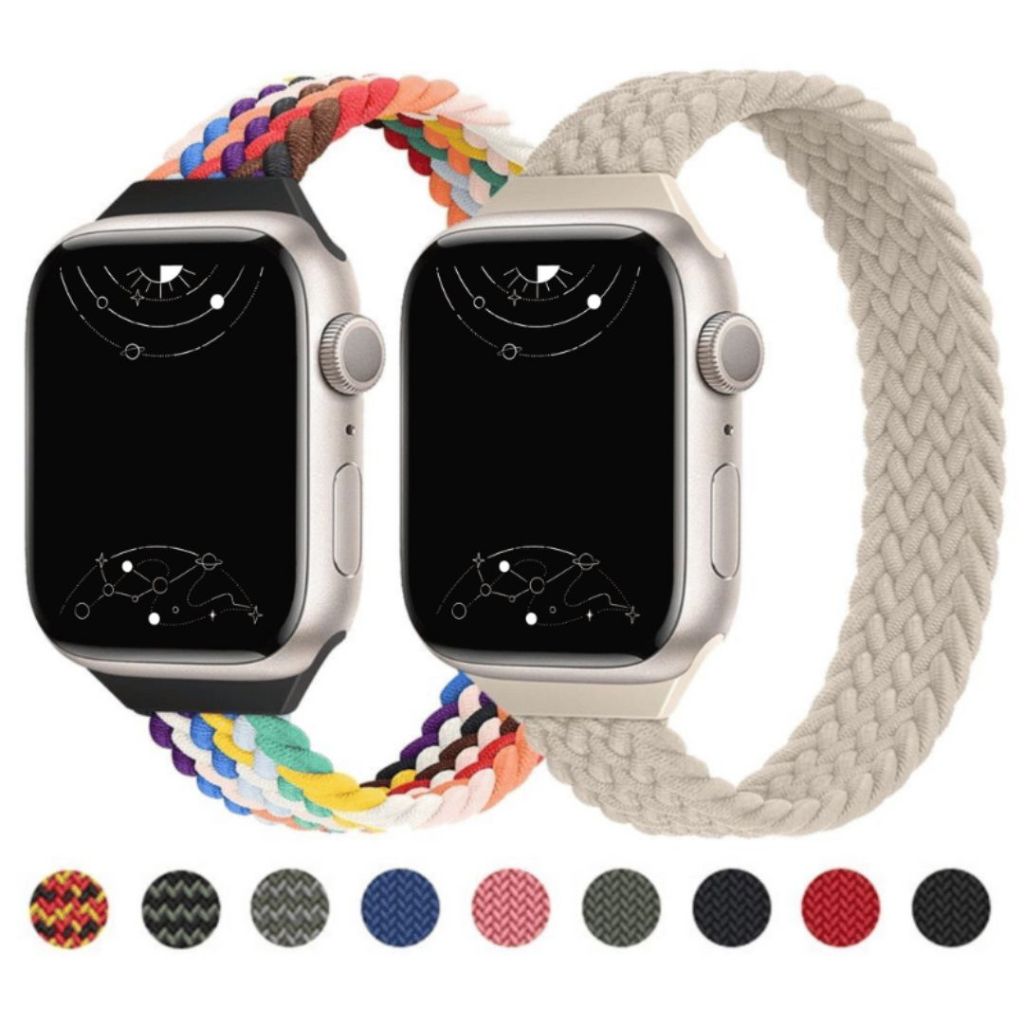 Agnovi Geflochtenes Elastisches Schlaufen Armband