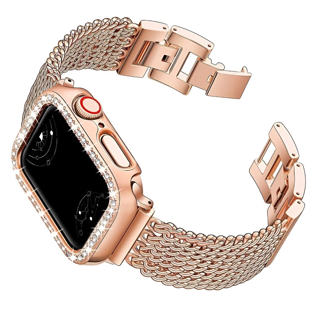 Aliqui Designer Stainless Steel Band + Case - Astra Straps