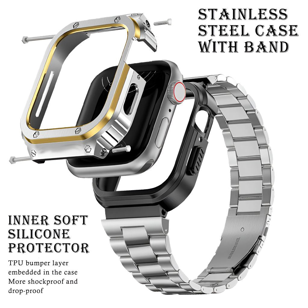 Alma Edelstahl Armband + Gehäuse