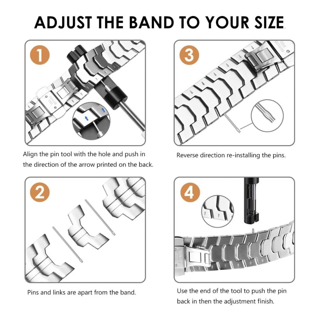 Alti Luxury Stainless Steel Loop Band - Astra Straps
