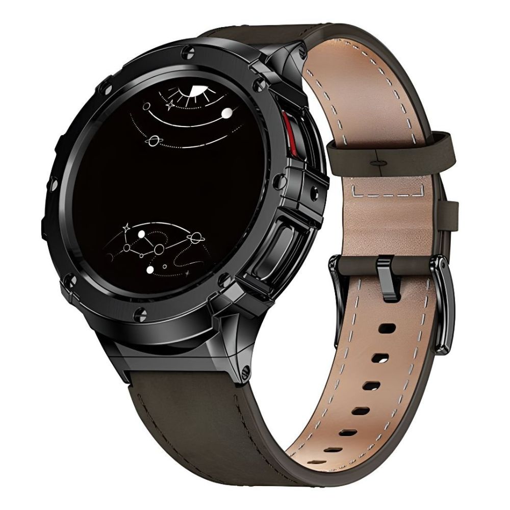 Amara Lederarmband mit Edelstahl Bumper Fall für Galaxy 5 Pro