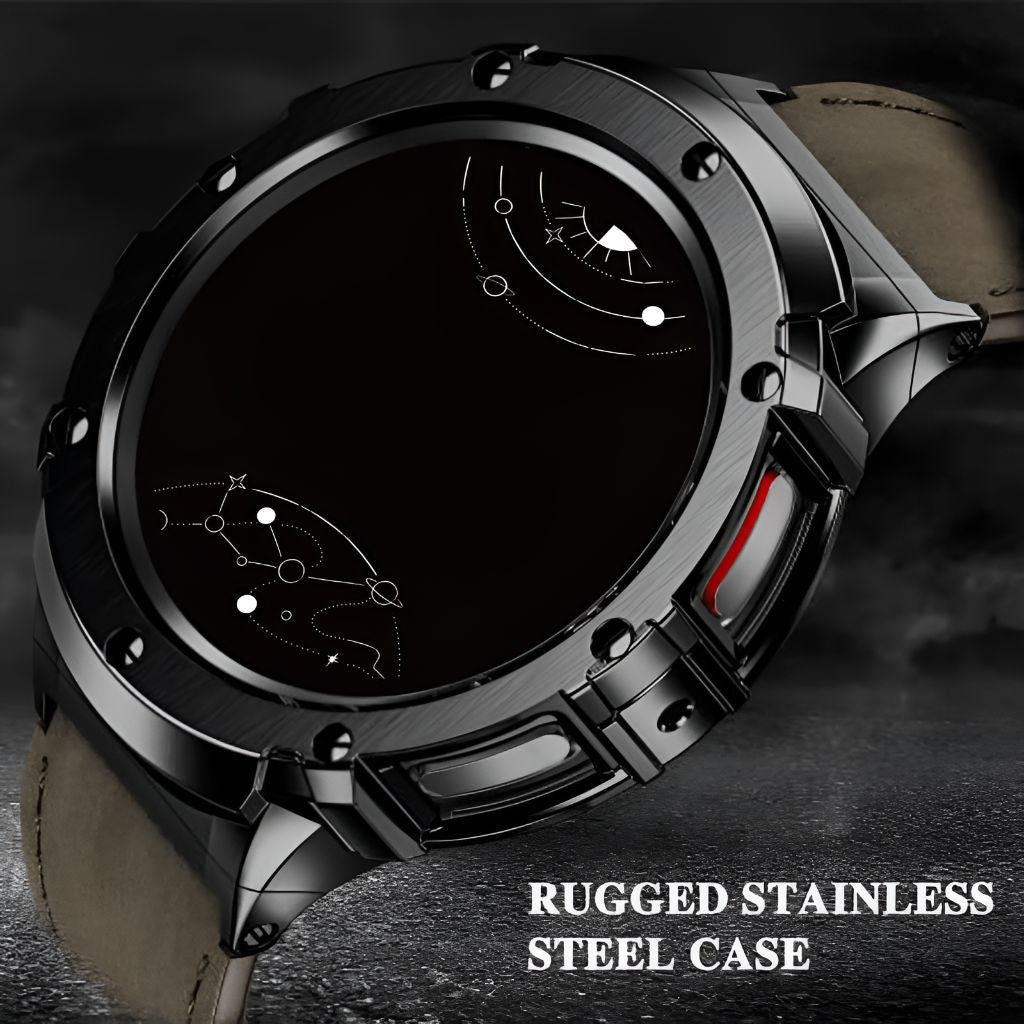 Amara Leather Band With Stainless Steel Bumper Case For Galaxy 5 Pro - Astra Straps