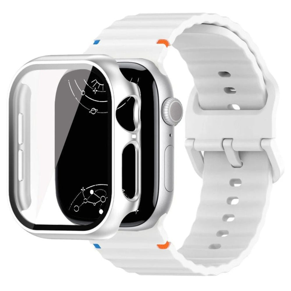 Attollo Silikon-Sport Armband mit Glasgehäuse