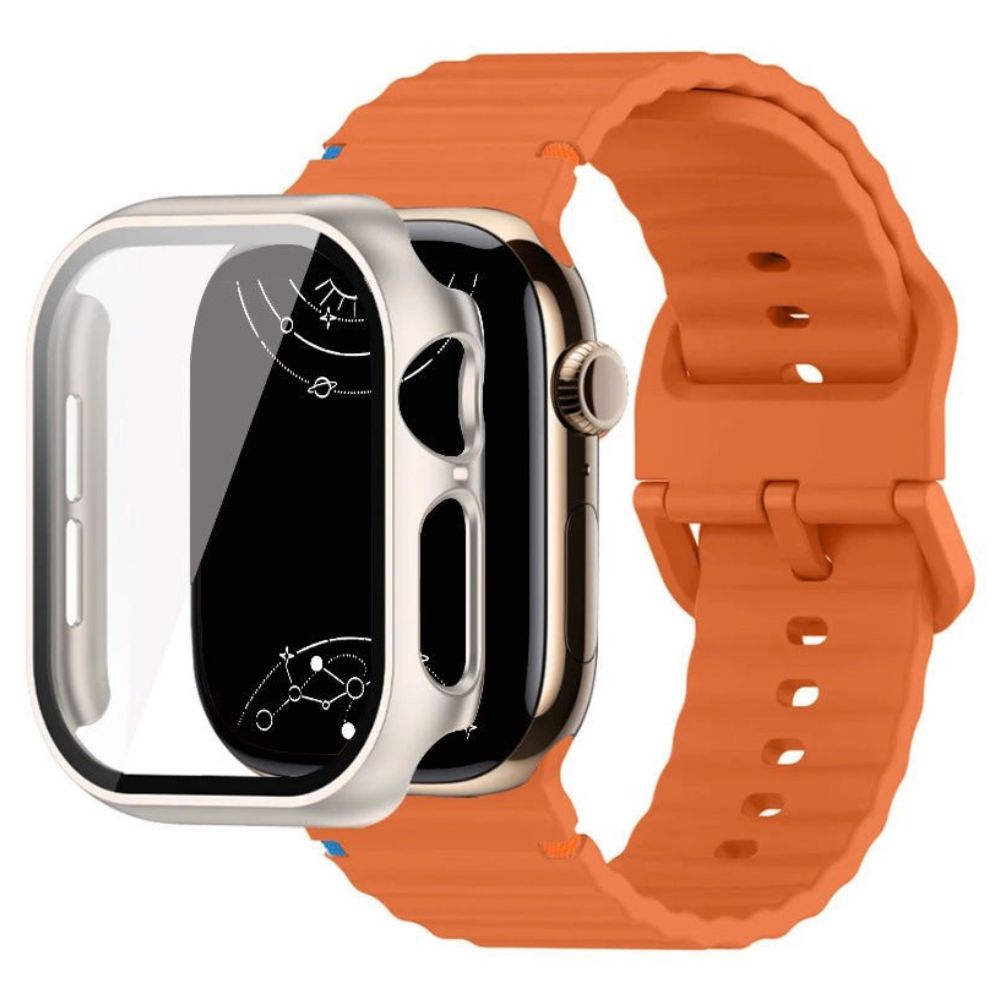 Attollo Silikon-Sport Armband mit Glasgehäuse