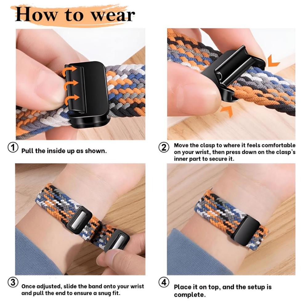 Auctus Galaxy Magnetisches Geflochtenes Schlaufen Armband