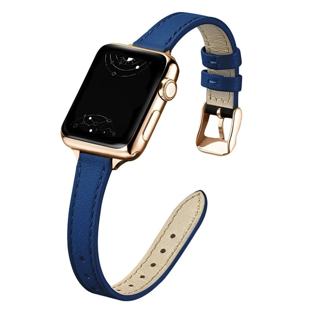 Aurum Schlankes echtes Lederarmband