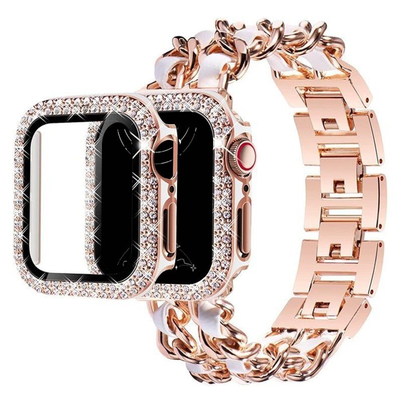Carpe Luxury Steel Leather Band + Case - Astra Straps