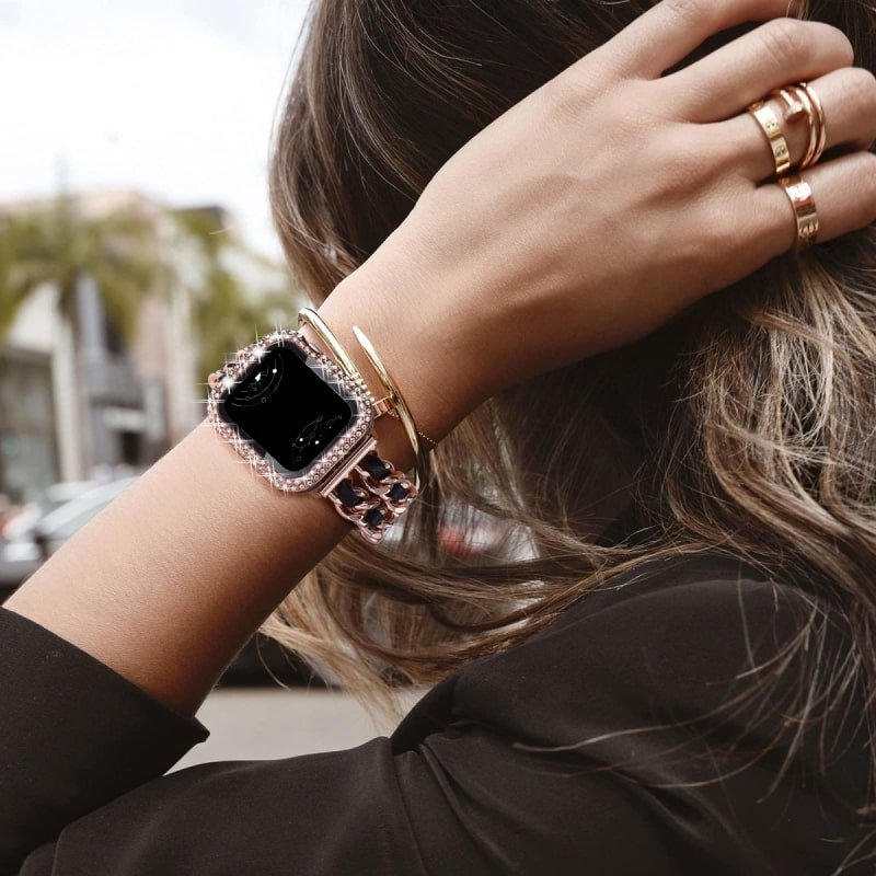 Carpe Luxury Steel Leather Band + Case - Astra Straps