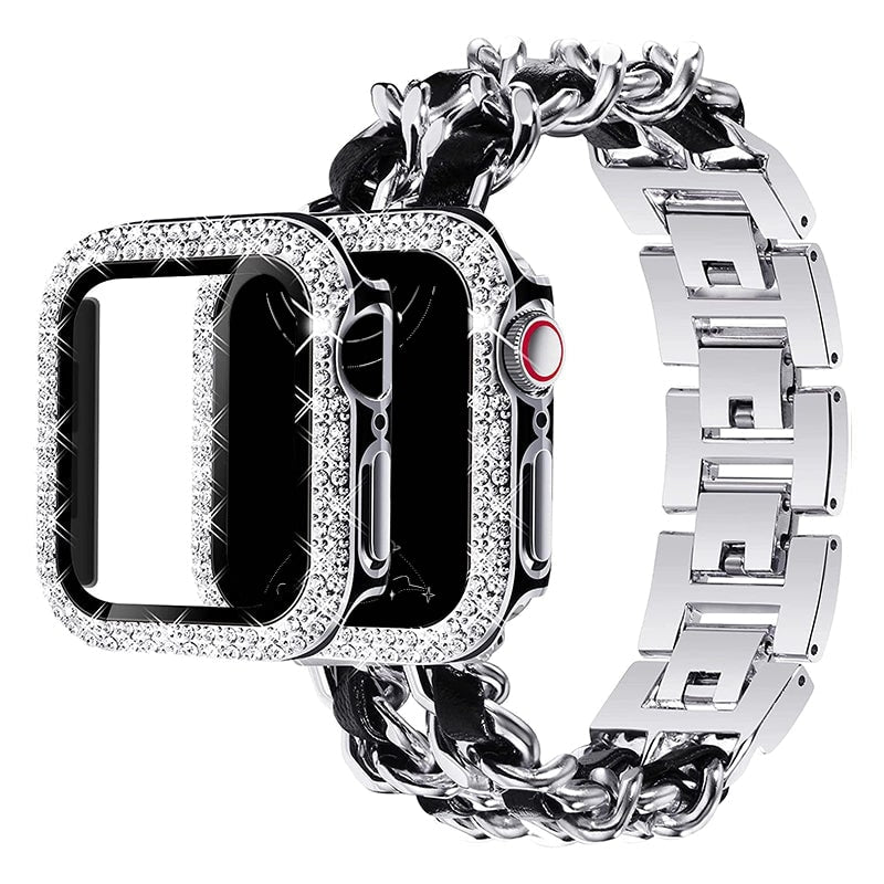 Carpe Luxury Steel Leather Band + Case - Astra Straps