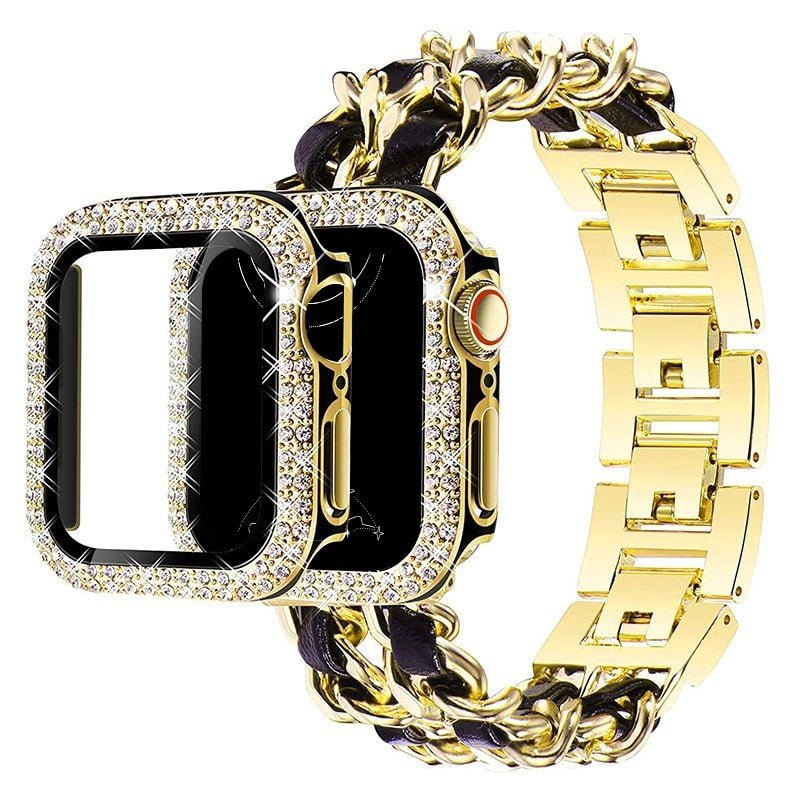 Carpe Luxury Steel Leather Band + Case - Astra Straps