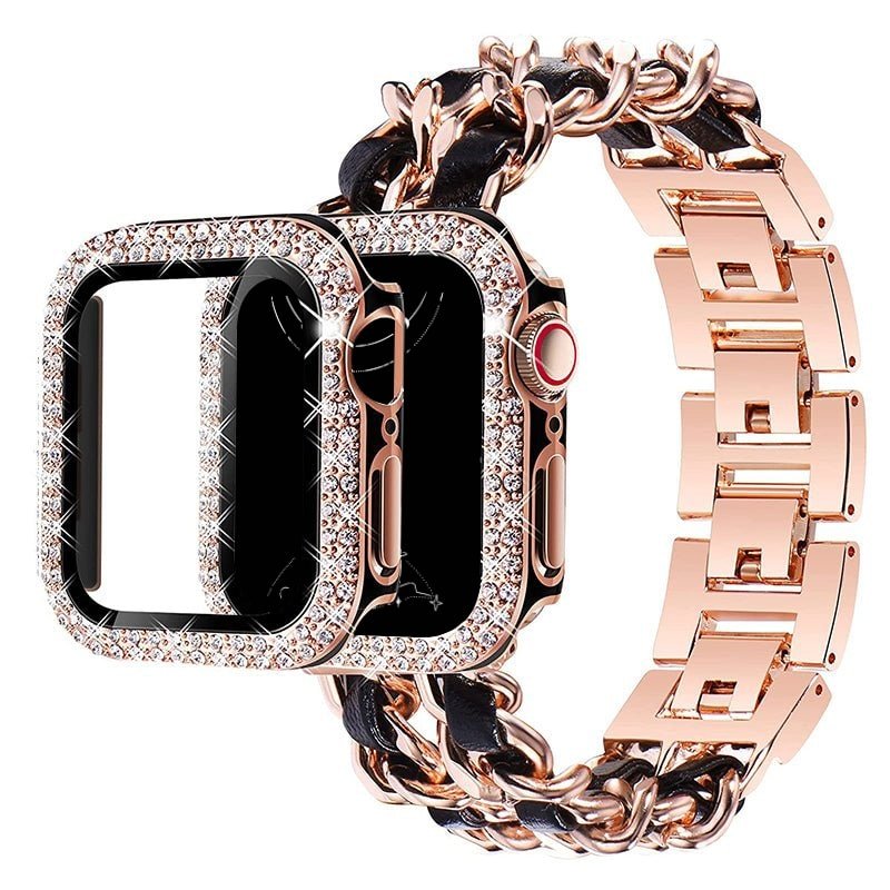 Carpe Luxury Steel Leather Band + Case - Astra Straps