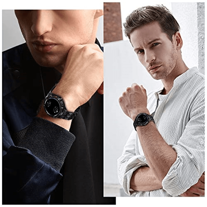 Carui Stainless Steel Band With Case for Galaxy Watch 5 Pro - Astra Straps