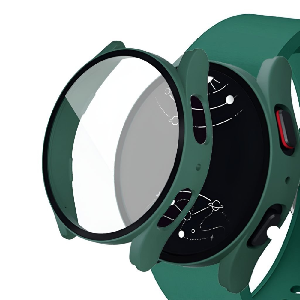 Ceu Stoßfestes Galaxy Watch Case mit Displayschutzfolie