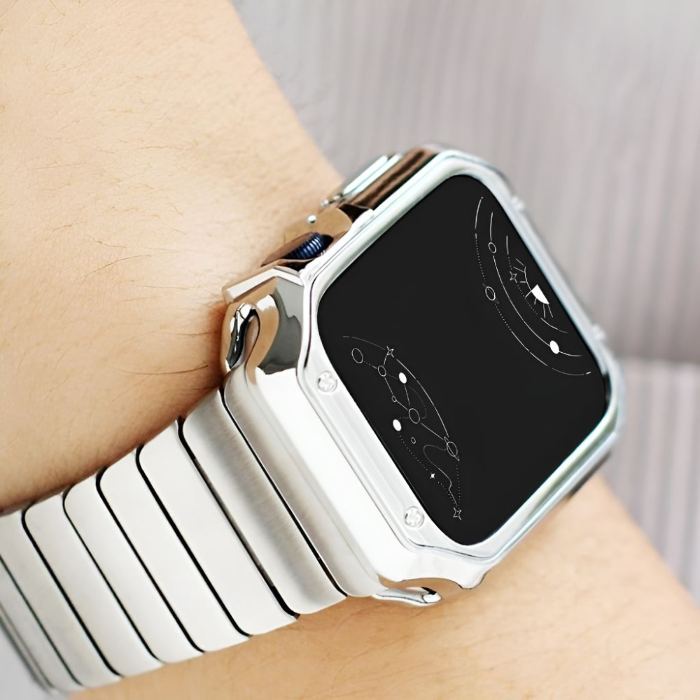 Culpa Edelstahl Armband + Gehäuse