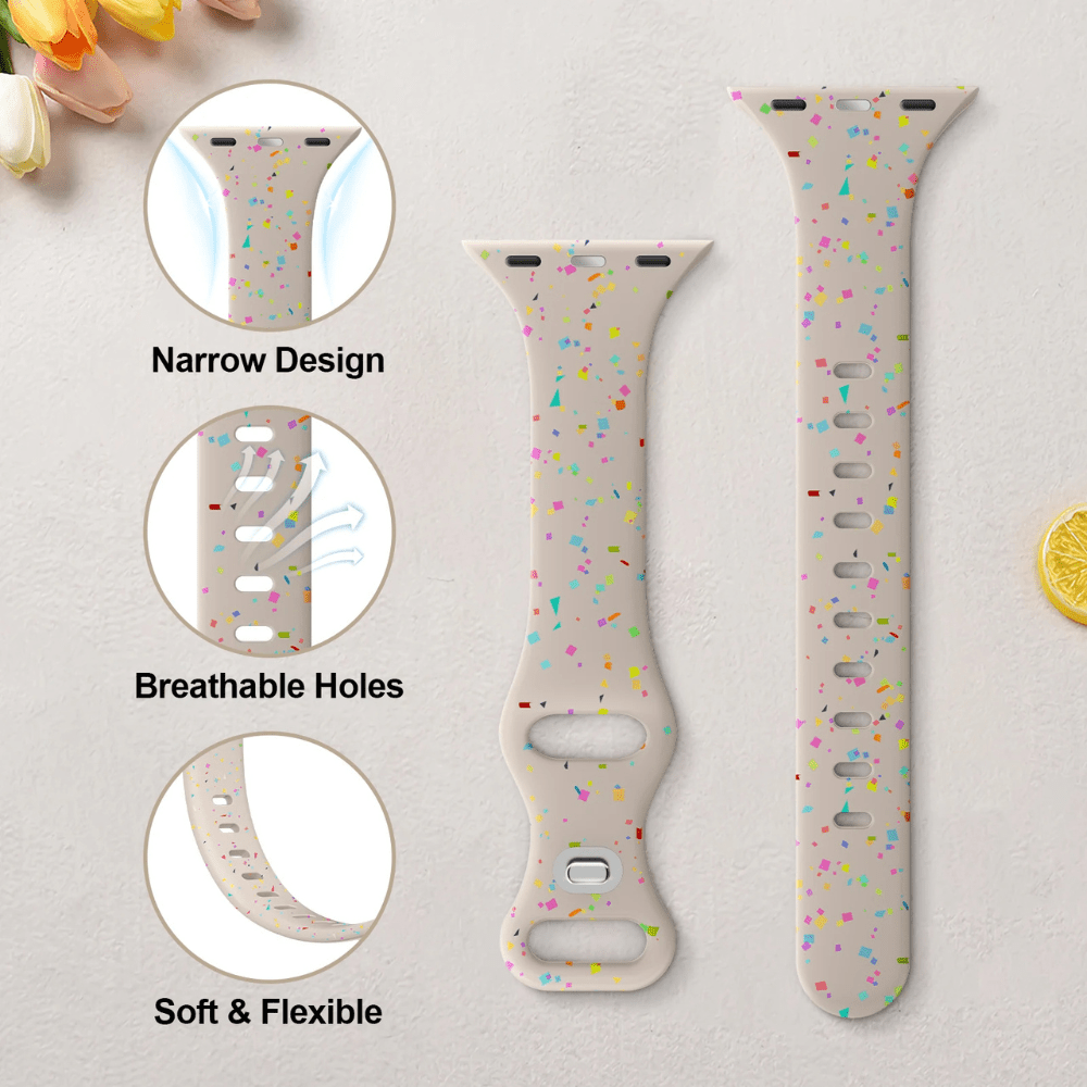 Demitto Slim Bedrucktes Silikon Armband