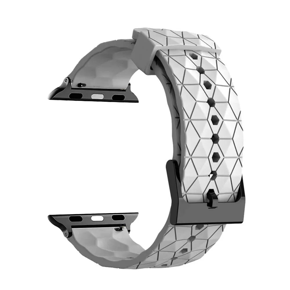 Devenio Football Pattern Silicone Sports Band - Astra Straps