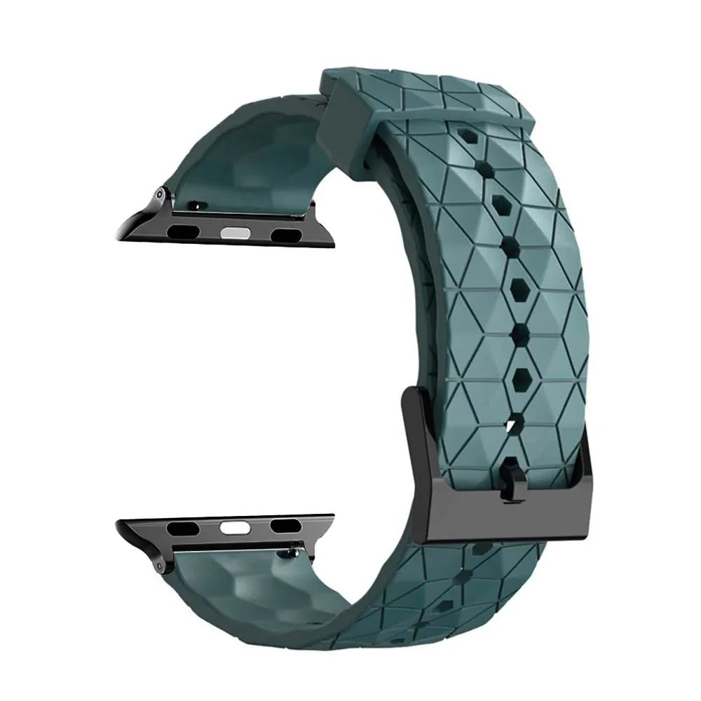 Devenio Football Pattern Silicone Sports Band - Astra Straps