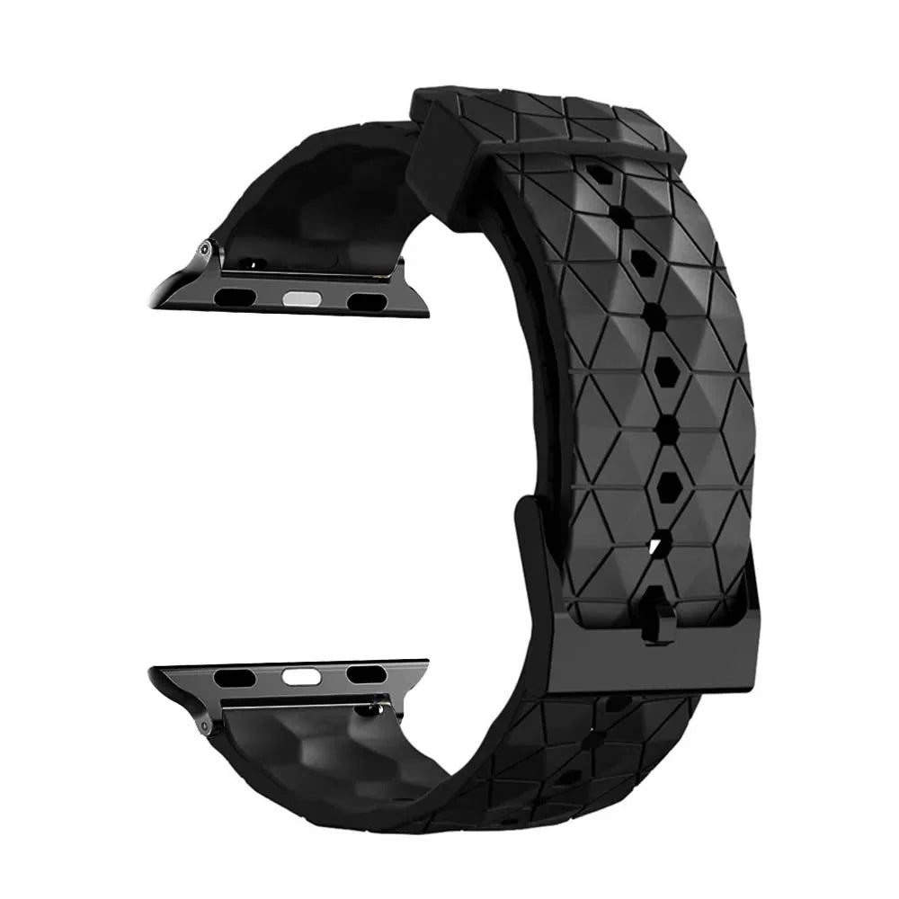 Devenio Football Pattern Silicone Sports Band - Astra Straps