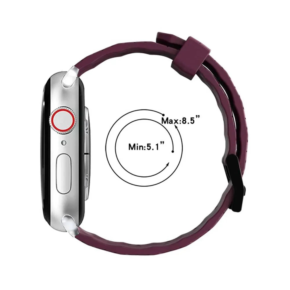 Devenio Football Pattern Silicone Sports Band - Astra Straps