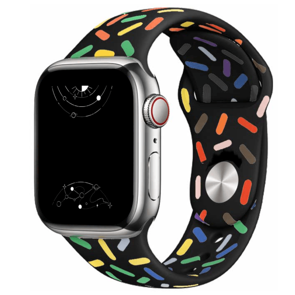 Fluere Candy Sprinkle Silikon-Sport Armband