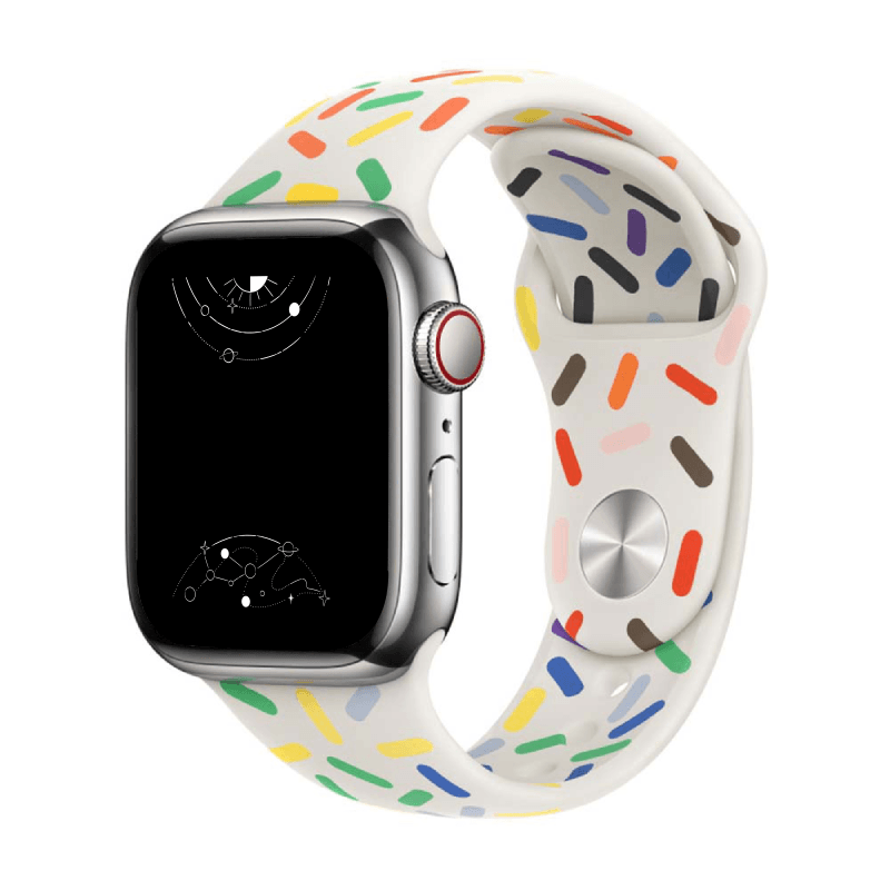 Fluere Candy Sprinkle Silicone Sports Band - Astra Straps