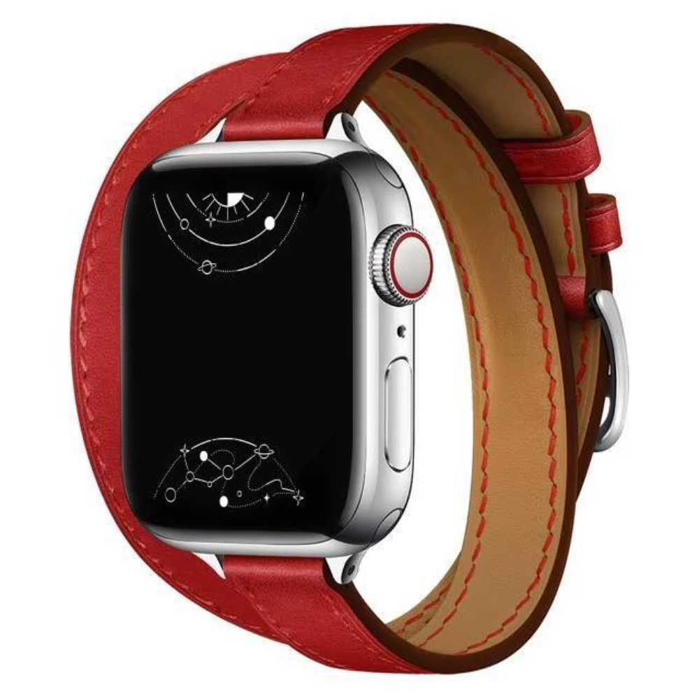 Fulgeo Double Tour Leder Armband